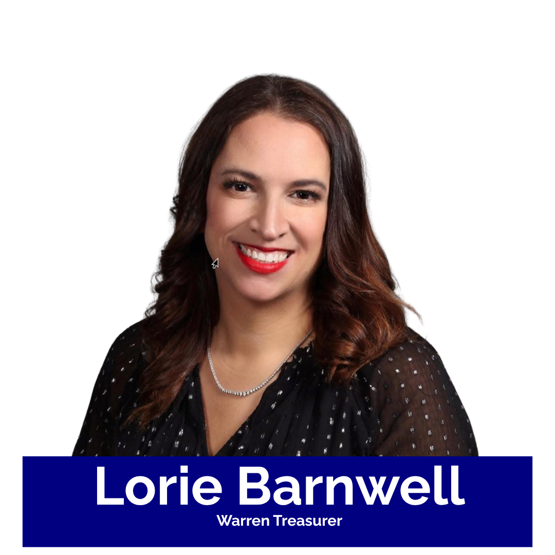 Image of Lorie Barnwell, Warren Treasurer.